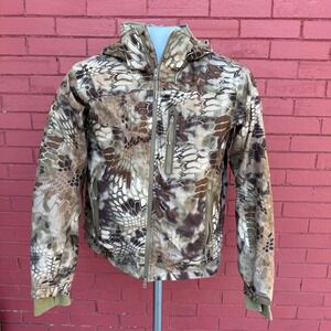 Kryptek Aegis Extreme Camo Jacket Mens Size Small‎ Gorpcore Zip Hooded Outdoors